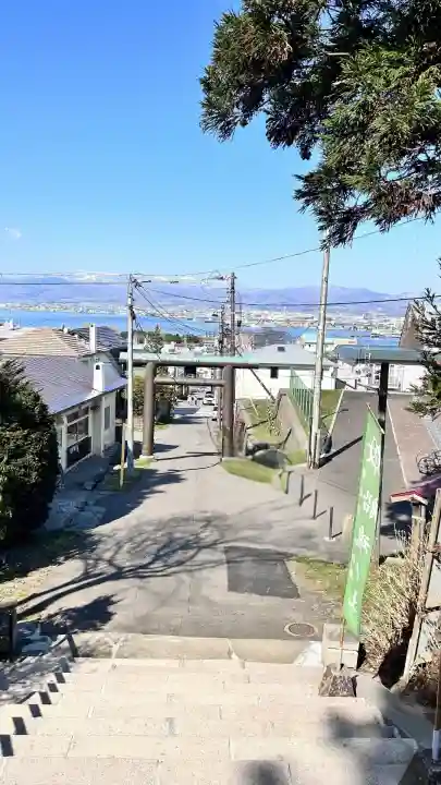 船魂神社の景色