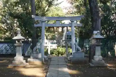 桜川御嶽神社(上板橋御嶽神社)の鳥居