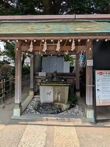 須賀神社の手水舎