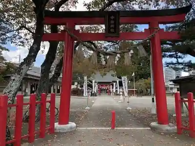中田神社の鳥居
