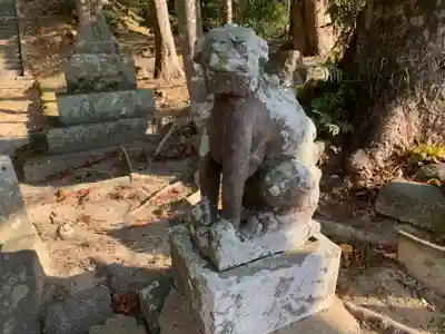 白山神社の狛犬