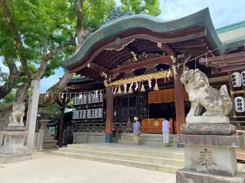 石切劔箭神社の本殿