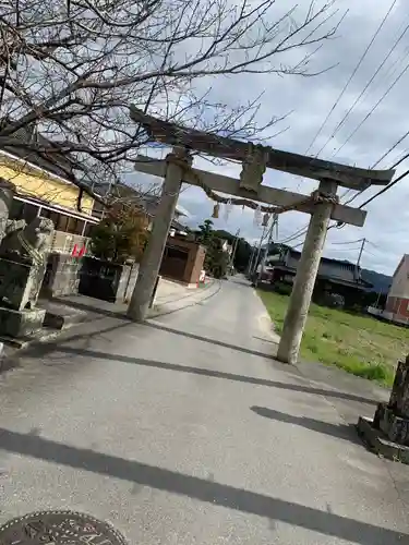 朝田神社の鳥居