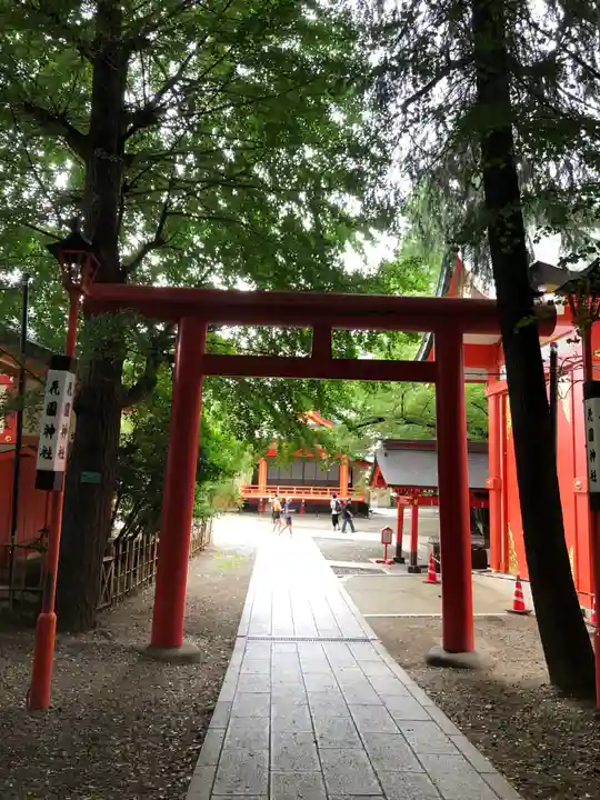 花園神社の鳥居