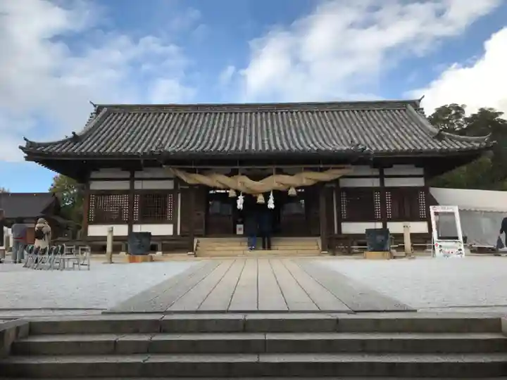 阿智神社の本殿・本堂