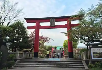 亀戸天神社の鳥居