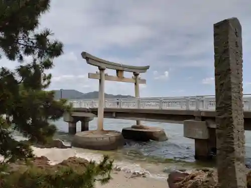 八百富神社の鳥居