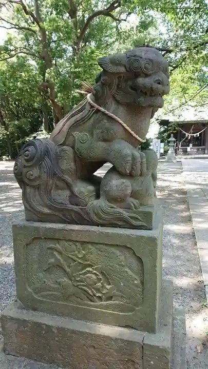 篠原八幡神社の狛犬