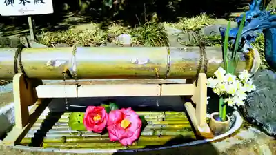 葛原岡神社の手水舎