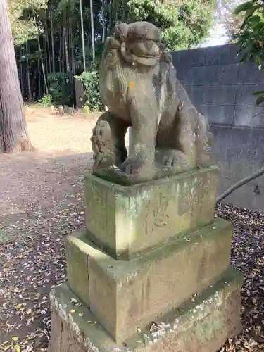 久伊豆神社の狛犬