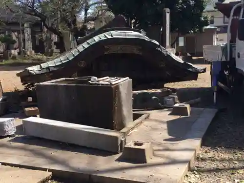 千葉寺の手水舎