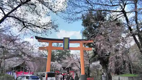 平野神社の鳥居