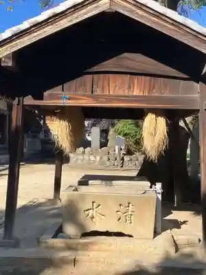 小口神社(城屋敷)の手水舎
