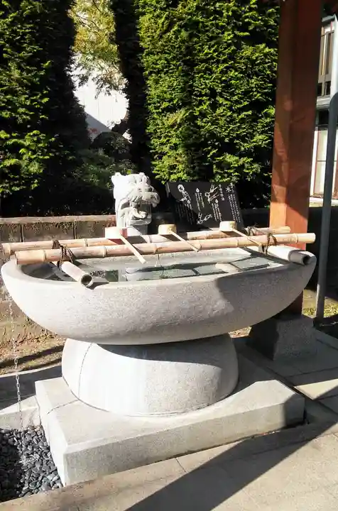 石和八幡宮(官知物部神社)の手水舎