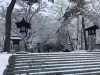 鷹栖神社の庭園
