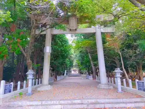 米津神社（米津町）の鳥居