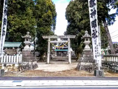 神明社（小渕神明社）の鳥居