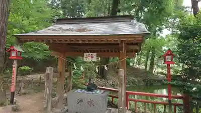 間々田八幡宮の手水舎