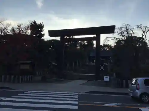 開成山大神宮の鳥居