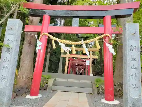 新屋山神社の鳥居