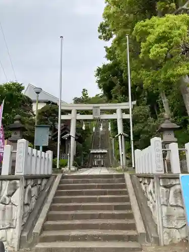 片瀬諏訪神社の鳥居