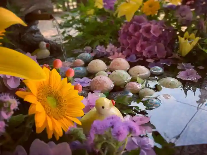滑川神社 - 仕事と子どもの守り神の手水舎