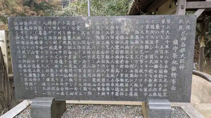 白姫大明神(水神社)(大阪府)