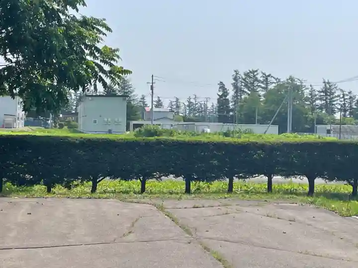 士幌神社の庭園
