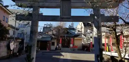 福森稲荷神社の鳥居