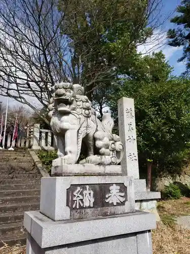 藤島神社（贈正一位新田義貞公之大宮）の狛犬