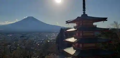 新倉富士浅間神社の景色