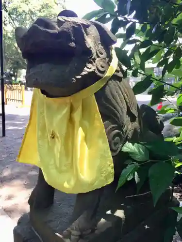 下総国三山　二宮神社の狛犬