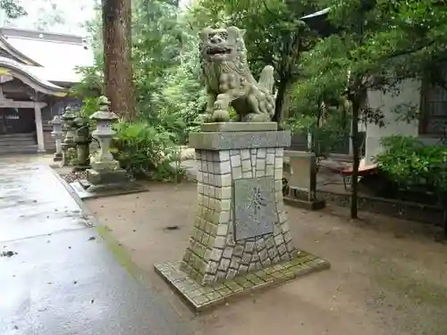 五所神社の狛犬