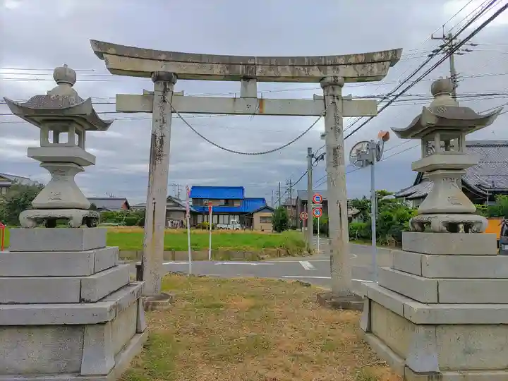 清水神社(清水町)の鳥居