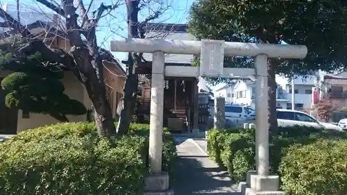 地久稲荷神社の鳥居