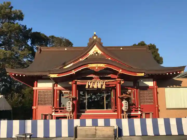 稲毛浅間神社の本殿・本堂