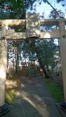 伊冨利部神社の鳥居