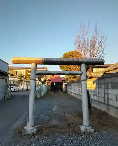 神明神社の鳥居