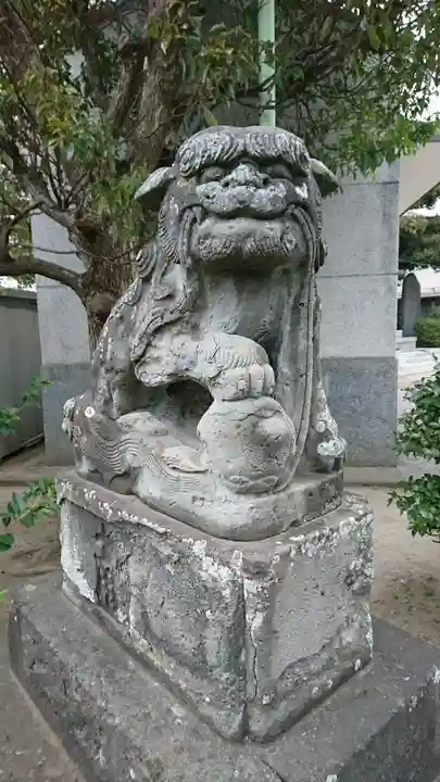上一色天祖神社の狛犬