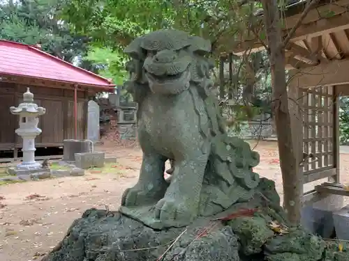 祖波鷹神社の狛犬