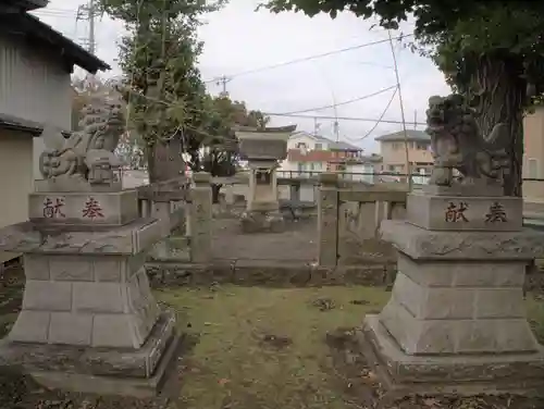 高靇神社の狛犬