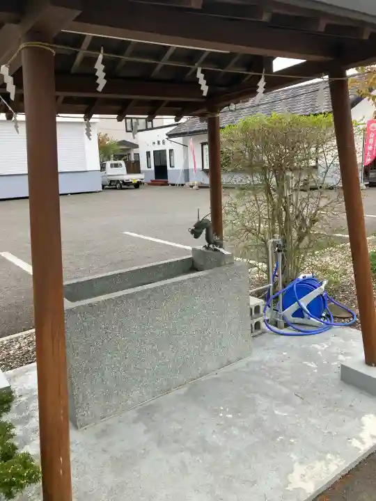釧路八幡宮の手水舎