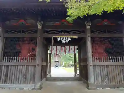 岩殿山安楽寺(吉見観音)の山門・神門
