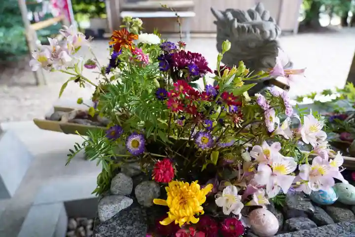 滑川神社 - 仕事と子どもの守り神の手水舎