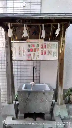 諏訪神社の手水舎