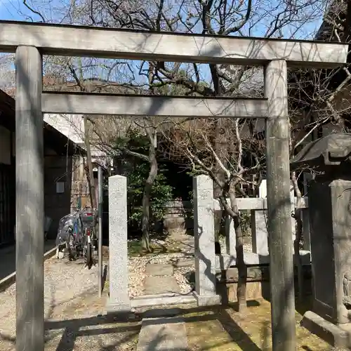 牛天神北野神社の鳥居