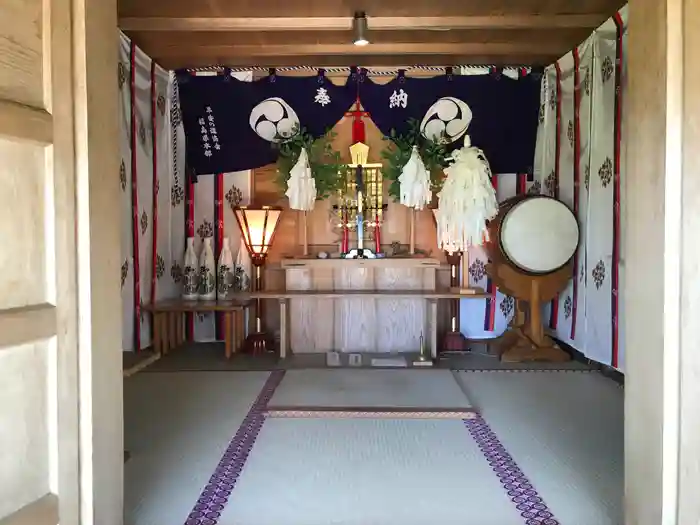 御田原神社の本殿