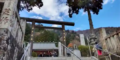 大山阿夫利神社の鳥居