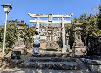 八幡社 (宇津江町)の鳥居