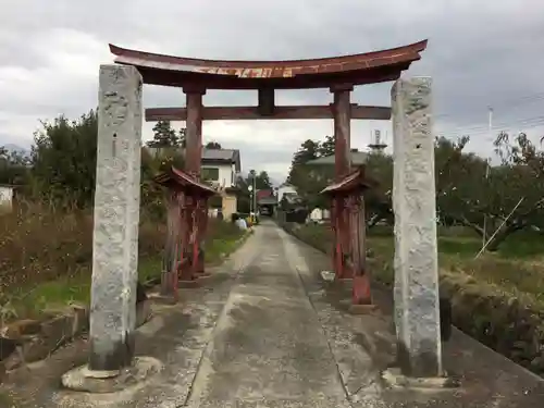 神部神社の鳥居